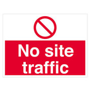 No Site Traffic Sign